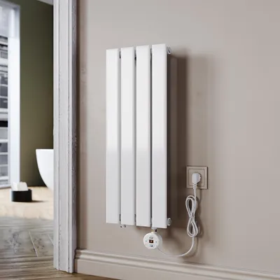 Zdjęcie produktu dla SONNI, grzejnik elektryczny, jednowarstwowy, biały, 300 × 800 mm