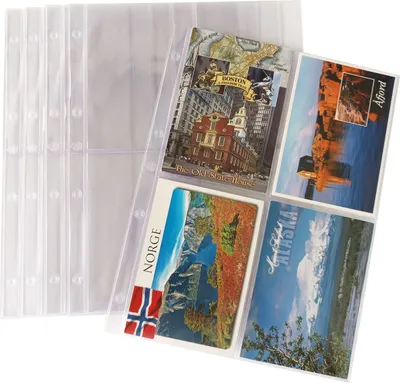 Produktbild von Vorteilspack 25x Schutzhüllen für Postkarten zum Abheften