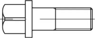 Productafbeelding van Vierkopschroef DIN 478 met schroefdraad M 16 x 60, kwaliteit 10.9