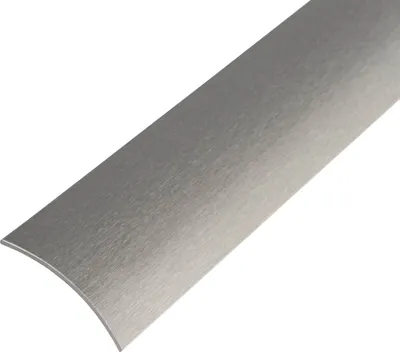 Produktbild von 40mm Aluminiumprofil Übergangsprofil, selbstklebend, EDELSTAHL GEBÜRSTET, Länge 1m, Breite 40mm, Germany, Übergangsschiene Edelstahl gebürstet, Übergangsleiste, Aluminiumprofile