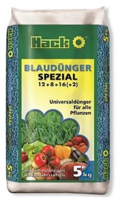 Produktbild von Hack Blaudünger Spezial NPK 12+8+16 (+2) 5 kg