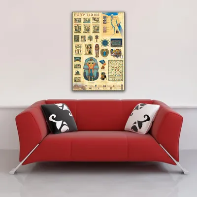Obrázek produktu pro Vzdělávací - Vzdělávání - Plakát - Starověcí Egypťané + 1 Ü-Plakát o velikosti 61x91,5cm