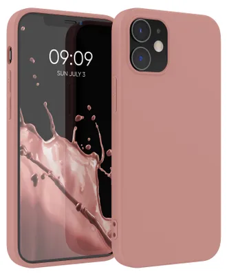 Produktbild von kwmobile Handyhülle für Apple iPhone 12 / iPhone 12 Pro Hülle - TPU Case - Kabelloses Laden - Schutzhülle Cover in Winter Rose