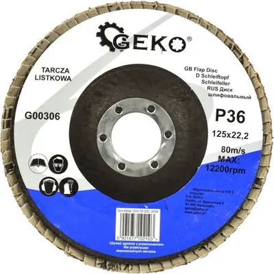 Obrázok produktu pre Brúsny lamelový kotúč 125mm P36 00385