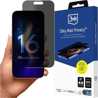Immagine prodotto di Apple Iphone 16 - Privacy setosa opaca 3Mk
