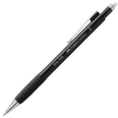 Produktbild von Faber-Castell Druckbleistift GRIP 134599 0,5mm B metallic/schwarz