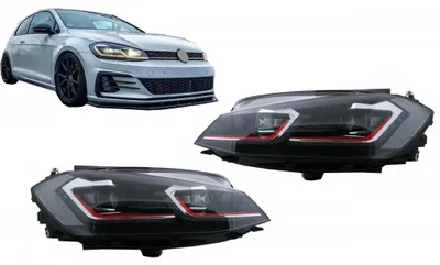 Produktbild von LED Scheinwerfer für VW Golf 7.5 VII 17+ GTI Look Sequentiell Dynamisches Signal.