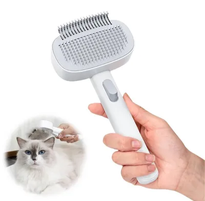 Productafbeelding van 2-in-1 Borstel voor Honden en Katten - Voor lange en korte vachten