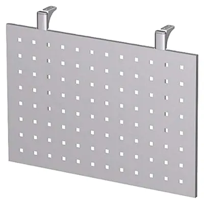 Produktbild von C Fuß Flex Knieraumblende aus Metall, Silber, 80 x 6,5 x 40 cm