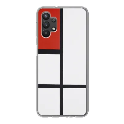 Produktbild von MuchoWow® Handyhülle Schutzhülle Hülle für Samsung Galaxy A32 5G Komposition - Piet Mondrian Silikon Softcase Handy Hülle - Softcase