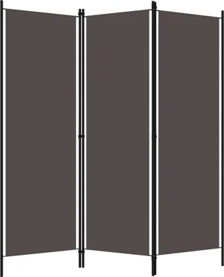 A three-panel room divider is shown against a white background.