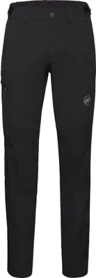 Schwarze Softshellhose "Runbold Guide SO Pants" von Mammut; ideal für Herren.