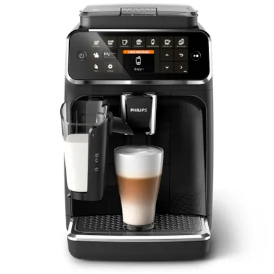 Immagine prodotto di Philips Series 4300 LatteGo EP4341/50 Macchina da caffè completamente automatica, Macchina per espresso, 1,8 l, Caffè in grani, Macinino incorporato, 1500 W, Nero