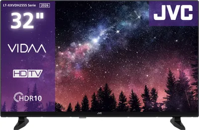 Produktbild von JVC LT-32VDH2555 Fernseher 32 Zoll Smart TV VIDAA HD-Ready HDR TV mit Triple-Tuner, LED TV (2026)