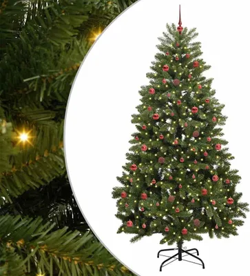 Produktbild von vidaXL Künstlicher Weihnachtsbaum Grün 240 cm PVC und Metall