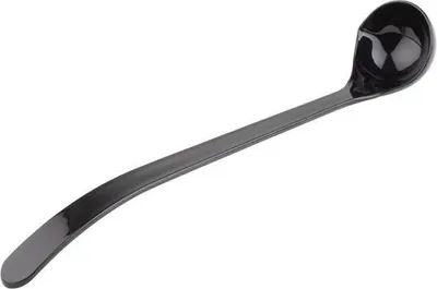 Produktbild von APS 88609 Dressinglöffel, Kunststoff (SAN), Ø 6 cm, Länge 34 cm, hitzebeständig bis 100°C, schwarz