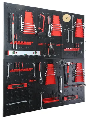 Image de Solidchoice - Panneau mural d'outils avec 6 panneaux et 58 accessoires pour l'atelier