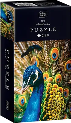 Image de Puzzle Interdruk 250 pièces Nature colorée 1 paon