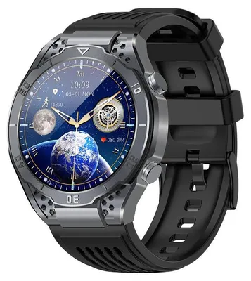 Produktbild von INF Smartwatch mit EKG, Bluetooth-Anruf und Musik – Grau