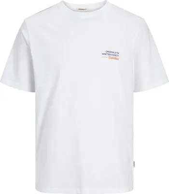 Produktbild von Jack & Jones Noto Artsy Kurzarm-t-shirt Weiß L Herren Weiß L