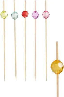 Produktbild von Fingerfood - Picker 12 cm farbig sortiert "Pearl"