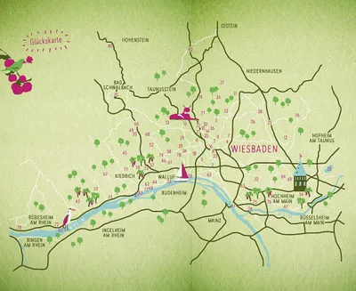 Produktbild von Grüne Glücksorte in und um Wiesbaden
