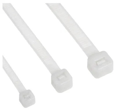 Productafbeelding van InLine 59974C, nylon, wit, 215,7 N, -20 tot 85 °C, 300 mm, 7,2 mm