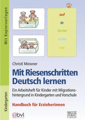 Obrázok produktu pre Mit Riesenschritten Deutsch lernen - Handbuch