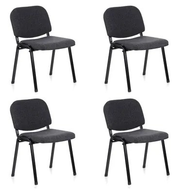Obrázok produktu pre hjh OFFICE štvornohá stolička XT 600 látková stolička, max. zaťaženie 100 kg