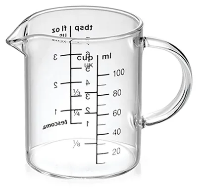 Obrázek produktu pro Skleněná odměrka DELÍCIA, objem 100 litrů