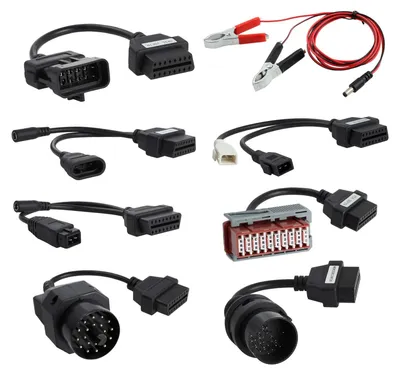 Obrázok produktu pre Sada 8 adaptérov, univerzálny diagnostický nástroj OBD2/OBD1 pre automobily