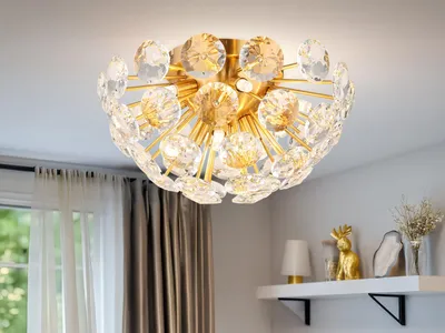 Produktbild von Deckenleuchte VIRINA Gold, Ø 39cm