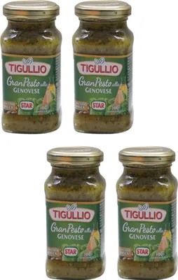 Produktbild von Tigullio: "Gran Pesto alla Genovese" Genovese Pesto – 190 ml (4 Stück)