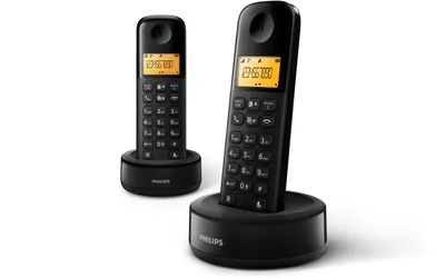 Zdjęcie produktu dla Philips D1602B/53 Telefon stacjonarny czarny