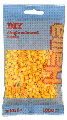 Zdjęcie produktu dla Koraliki do naprasowywania Dan Import Hama®, żółte, 1000 sztuk.