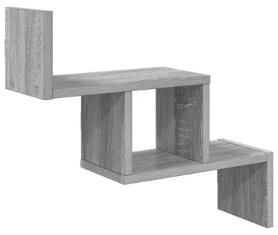 Immagine prodotto di vidaXL Scaffale a parete, colore Sonoma grigio, 48 x 15 x 42 cm, materiale: legno composito