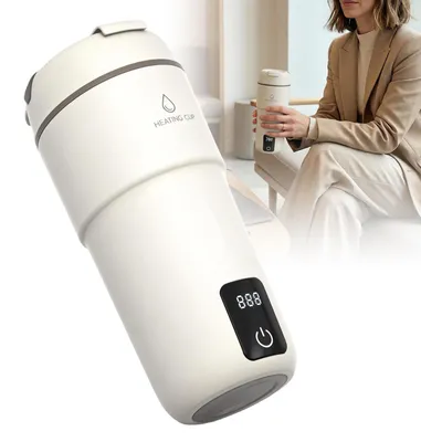Mini-Reisewasserkocher 350 ml, weiß, 4 Temperaturstufen, 300 W