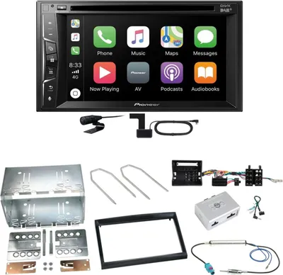 Produktbild von Pioneer AVH-Z3200DAB Carplay DAB Einbauset für Citroen C2 C3 Berlingo Jumpy