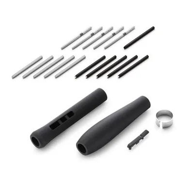 Produktbild von Wacom ACK-40001, Zubehör-Set, Wacom, Intuos Pro (PTH451, PTH651, PTH651SE, PTH851) Cintiq 13 (DTK1301) Cintiq 22 (DTK2200, DTH2200), Schwarz, Grau
