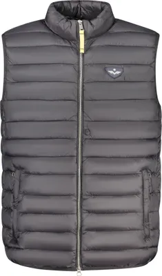 Produktbild von Herren Schwarze Ärmellose Weste mit Taschen & Reißverschluss