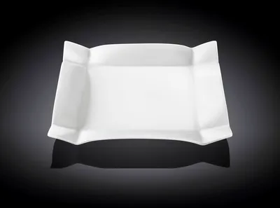 Zdjęcie produktu dla Talerz obiadowy Wilmax 25 x 25 cm, porcelanowy, biały WL-991232/A