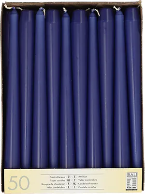 Produktbild von 7200 Leuchterkerzen dunkelblau Ø 2,2 cm · 25 cm