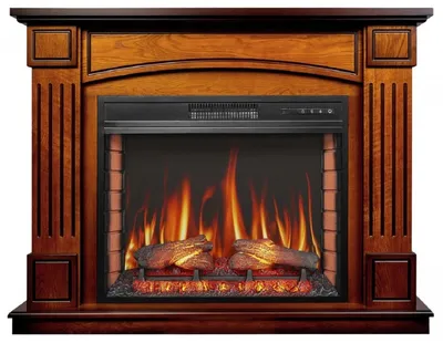 Obrázok produktu pre Casa Padrino Baroque LED elektrický krb hnedý 114 x 34 x v. 90,3 cm