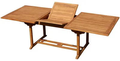 Produktbild von ASS TEAK XXL Ausziehtisch 150/210x90 cm Holztisch Gartentisch Garten Tisch 150 / 210 Länge 90cm Breite Holz Modell: JAV-SABA