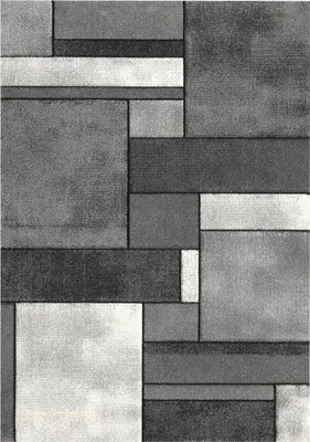 Image de Tapis tissé pour le salon et la chambre GEOME à motifs géométriques