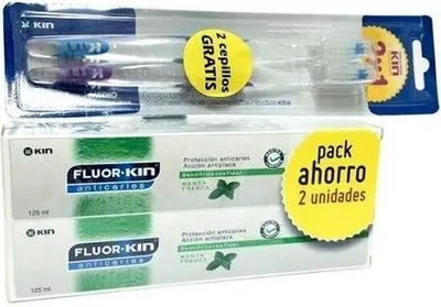 Produktbild von Kin Fluorkin Zahnpasta 125 ml Set 4 Stück 2018