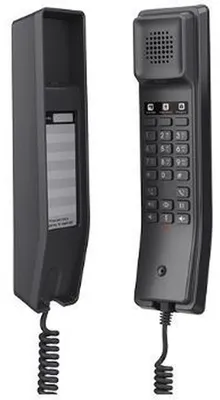 Produktbild von Grandstream GHP611W - IP-Telefon - Schwarz - Kabelgebundenes Mobilteil - 2 Zeilen - Gigabit Ethernet - 10,100 Mbit/s