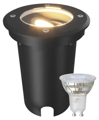 Image de Ledvion Spot LED Encastrable Exterieur IP67 3W 345Lm 2700K GU10 dimmable