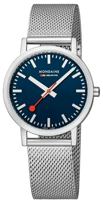 Produktbild von Mondaine Uni Uhr Classic Armbanduhr 36 mm A660.30314.40SBJ Edelstahl