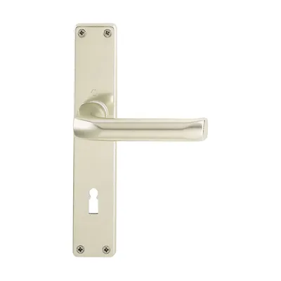 Produktbild von Hoppe London Langschildgarnitur F2 Aluminium Neusilber 113/202SP, BB Bundbart